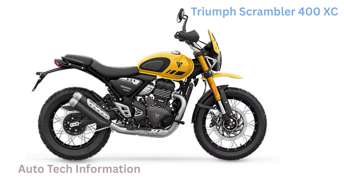 New Triumph Scrambler 400 XC
